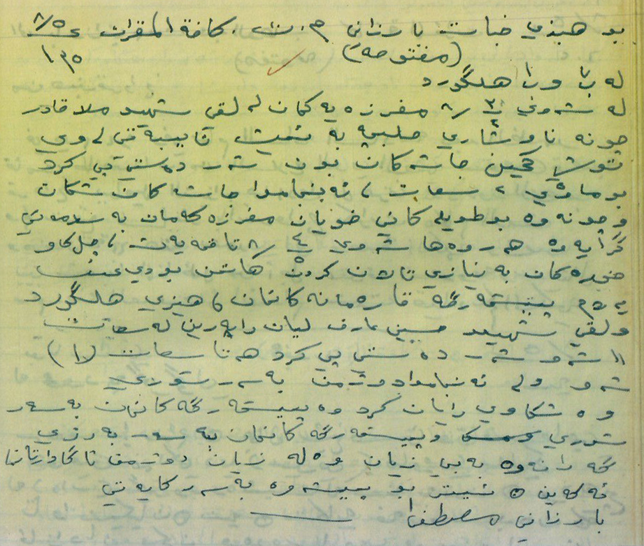 چالاکیی پارتیزانى لە هەڵەبجە